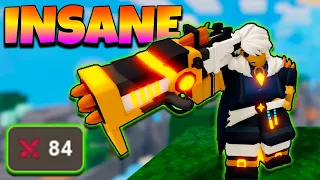 I tried THE MOST BROKEN WEAPON for the first time - Roblox Bedwars