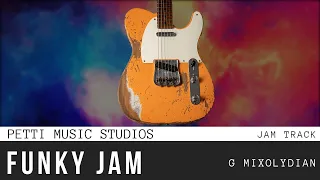 Jamband Style Funky Jam Guitar Backing Track in G Mixolydian