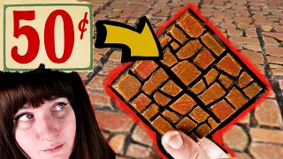 Crafting Cheap, Easy, Modular Dungeon Tiles for Dungeons & Dragons