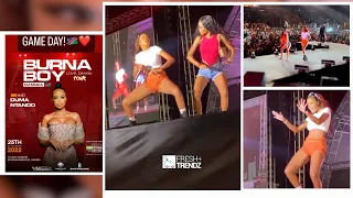 Ntando Duma And Her Sister Lady Amar Opened The Show For Burna Boy In Nambia