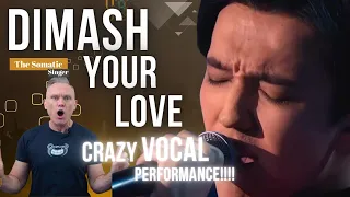 Dimash YOUR LOVE - Out Of This World Vocal Performance - TheSomaticSinger reacts LIVE!!!