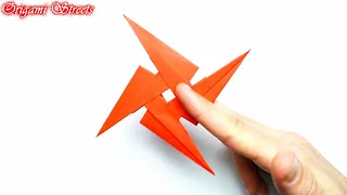 Как сделать из бумаги сюрикен. Оригами сюрикен из бумаги / How To Make a Paper Ninja Star (Shuriken)