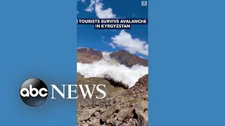 Tourists survive avalanche on Kyrgyzstan's Tian Shan mountains