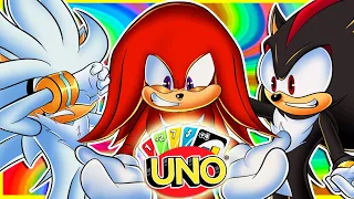 KNUCKLES RAGING?! - Shadow, Silver and Knuckles Play UNO!