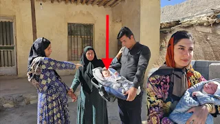 "The grandmother does not accept Maryam's baby and leaves it in the hands of Morteza"