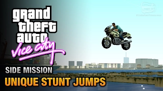 GTA Vice City - Unique Stunt Jumps [Daredevil Trophy / Achievement]