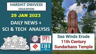 29th January 2023 - The Hindu News/Current Affairs Analysis + Science and Tech by Harshit Dwivedi.