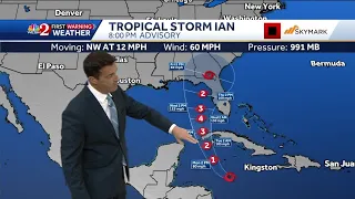 8 p.m. Tropical Storm Ian advisory