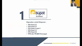 Kelas Pajak E-Bupot Unifikasi Bagi Instansi Pemerintah