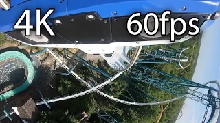 Alpengeist front seat on-ride 4K POV @60fps Busch Gardens Williamsburg