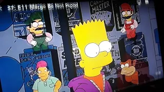 Sonic the Hedgehog references on the Simpsons