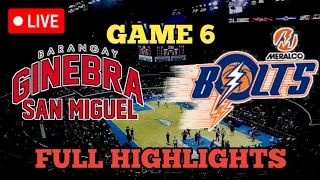 GINEBRA VS MERALCO FULL GAME 6 HIGHLIGHTS | PBA UPDATES | PBA HIGHLIGHTS | PBA LIVE