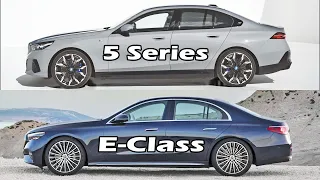 BMW 5 series vs Mercedes E-Class, Midsize Sedan compare
