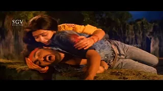 Ravichandran & Kushbu Escaping From Police in Forest | Ranadheera Kannada Movie Scene | Ananthnag