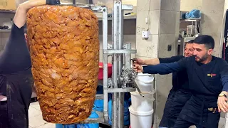Giant Turkish Doner Kebab! - 5000 Pieces Sales Every Day! - Amazing Street Food