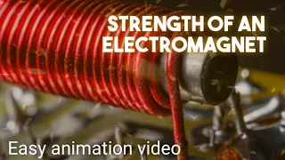 Strength of an electromagnet | animated video