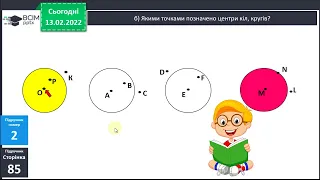 Центр кола круга (Математика 2 клас Заїка )