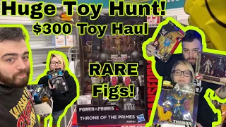 Toy Hunt: MASSIVE Haul! Rare Figs! New AEW! New WWE! Ghostbusters!Transformers! Marvel! Star Wars!