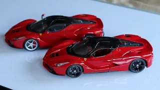 Bburago vs Hot Wheels Elite 1:18 Scale Ferrari LaFerrari