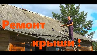 #12 Ремонт крыши и заготовка дров на зиму!