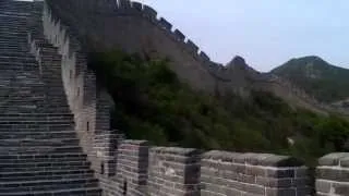Край стены. Великая китайская стена. Бадалин. Пекин. Great Wall of China. Badaling. Beijing.