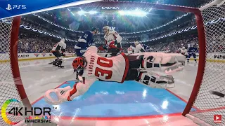 NHL 22 Intense Game Comes Down To Last Second Shot! Capitals vs Lightning 4K Realistic Graphics! PS5