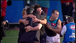 Gavin Wanganeen on the 2004 AFL Grand Final Port Adelaide VS Brisbane Lions