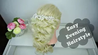 Простая вечерняя/свадебная прическа на основе жгутов за 5  ♥ 5 Minute Evening Hairstyle