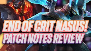 Rank 1 Nasus Reviews new upcoming patch... END OF CRIT NASUS?!! | Carnarius | League of Legends