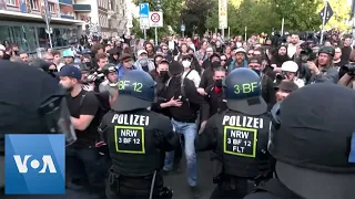 Violent Clashes Between German Police, Protesters | VOA News