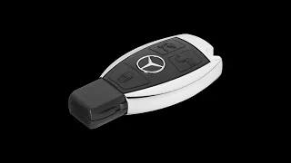 Mercedes key battery change  - Wymiana baterii w pilocie mercedesa - jak wymienić baterię