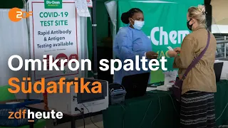 Omikron spaltet: Wie die Menschen in Südafrika reagieren I auslandsjournal