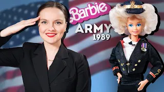 ВОЕННАЯ Barbie с синяками😱 Обзор Barbie Army 1989