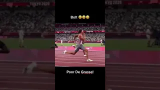 Bolt x De Grasse |🎁⬇️SUBSCRIBE now and WIN a PRIZE👇🎁 #olympics #sports #shorts