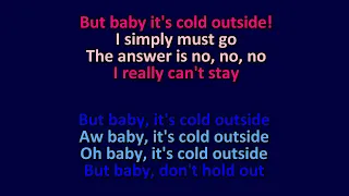 Brett Eldredge - Baby, Its Cold Outside - Karaoke Instrumental Lyrics - ObsKure