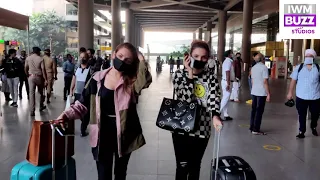 Sukriti N Prakriti Kakkar Spotted At Airport Returns Mumbai