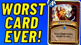 Draw 1 Card... For 4 MANA?!?! Yikes. Last Stand OTK!