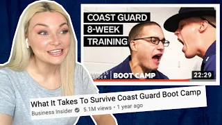 New Zealand Girl Reacts to US COASTGUARD BOOTCAMP! 🔥