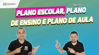 PLANO ESCOLAR, PLANO DE ENSINO E PLANO DE AULA 38/60