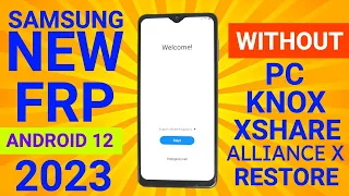 OUT !!! NEW METHOD 2023 - FRP BYPASS SAMSUNG A02/A03/A01/A11/A12/A13/A21/A23 ANDROID 12 WITHOUT PC