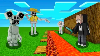 MONSTER ZOONOMAL VS PERTAHANAN RUMAH AMAN DI MINECRAFT!!