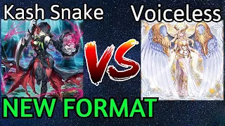 Kashtira Snake-Eye Vs Voiceless Voice NEW FORMAT Yu-Gi-Oh!