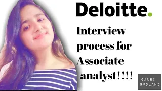 DELOITTE ASSOCIATE ANALYST INTERVIEW  | TIPS AND ADVICE | #Deloitte #interview #freshers