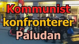 Dansende cykelkommunist konfronterer Rasmus Paludan