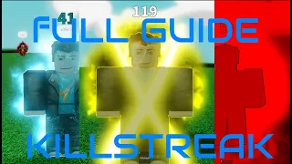 FULL GUIDE for KILLSTREAK! how to survive in killstreak only!