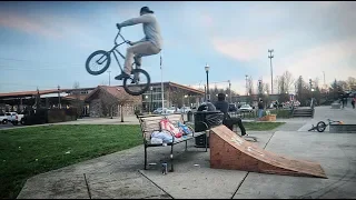 Dad Crashes on BMX Bike