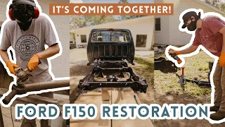 It's Coming Together! Removing Rust and Undercoating the Frame | Ford F150 Restoration Part 5