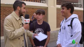 Isma Juárez pone en apuros a jóvenes madrileños que dicen que los catalanes están adoctrinados