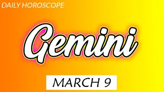 ❎ HOROSCOPE FOR TODAY ❎ GEMINI TAROT HOROSCOPE TODAY March 9 2023 ♊️ horoscope tarot