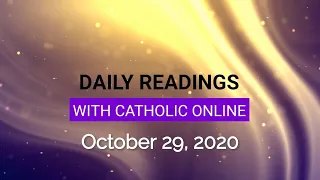 Daily Reading for Thursday, October 29th, 2020 HD